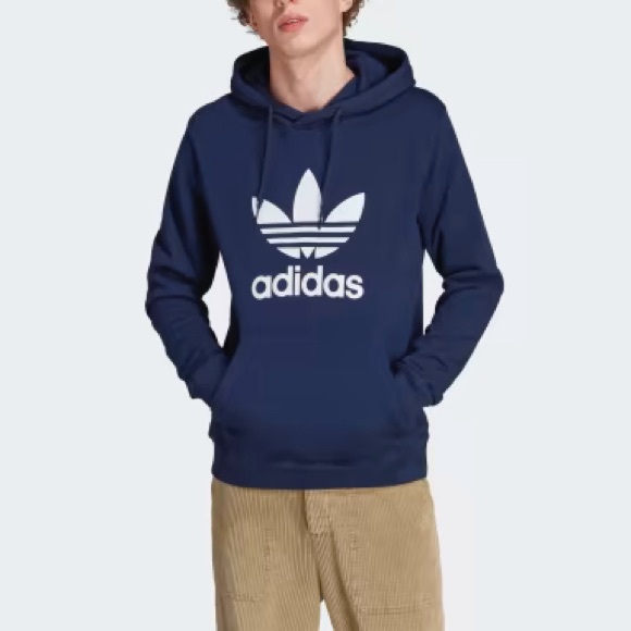 ADIDAS Blue hoodie S - Picture 2 of 2